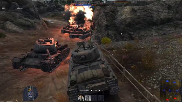 War Thunder - Großer Jumbo Sherman - RAMPAGE - Grüße gehen raus смотреть онлайн