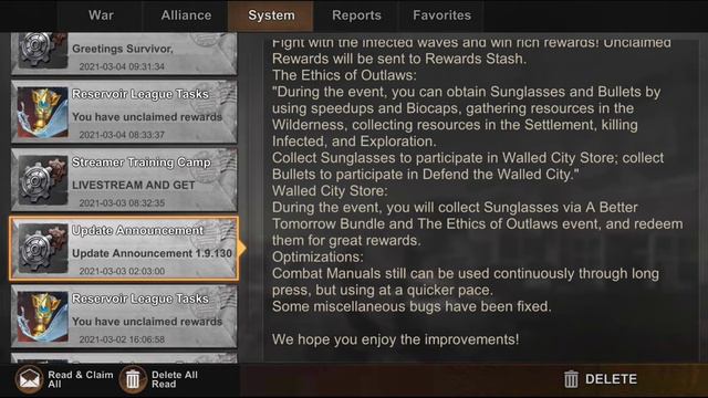 state of survival: game update 1.9.130 International women's day event!!!! смотреть онлайн
