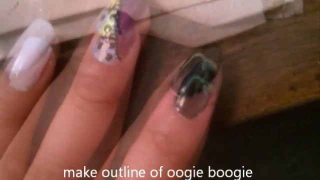 Nightmare Before Christmas Nail Art
