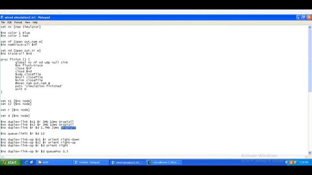 Tutorial : 29 - Active Queue Management Techniques in NS-2 смотреть онлайн