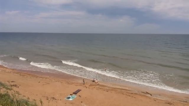 Отдых с палаткой у моря. Кучугуры. Очень красивое место. смотреть онлайн