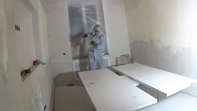 Укрывка стен. И покраска дверей invizibol. смотреть онлайн