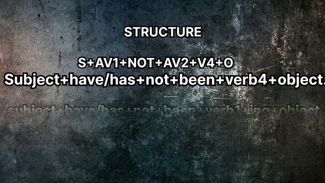 Present perfect continuous negative tense structure & rules смотреть онлайн