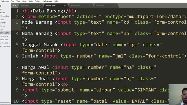 Membangun Web dengan Bootstrap Studio #2 (mysql) смотреть онлайн