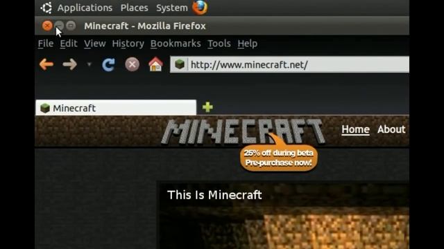 [Ubuntu 10.10] Minecraft Launcher Fix! смотреть онлайн