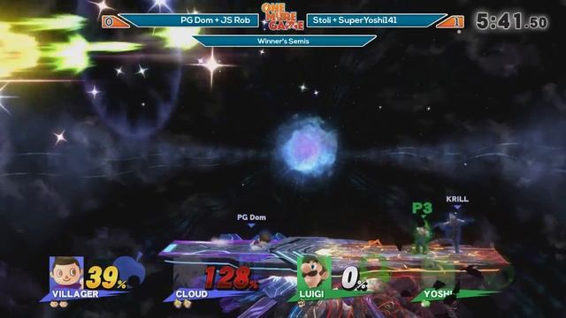 OMG #1 - PG Dom + JS Rob vs. Stoli + SuperYoshi141 - Winner's Semifinals смотреть онлайн