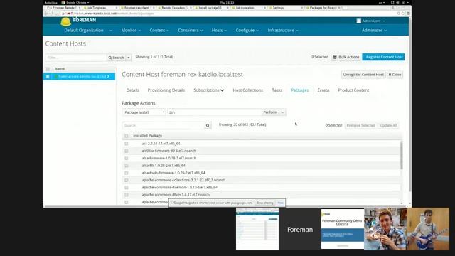 Foreman Community Demo - 18th Feb 2016 смотреть онлайн