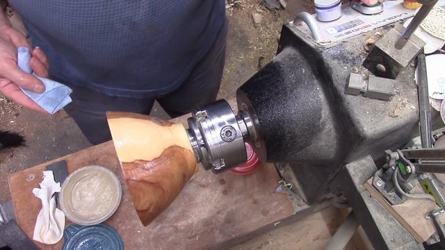 Wood Turning A Apple Wood Bowl