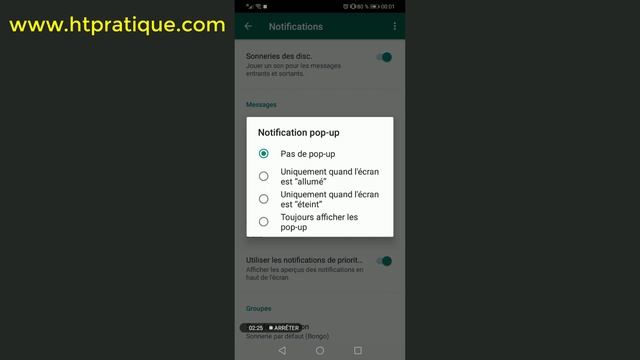 Activer Notification POP-UP WhatsApp смотреть онлайн