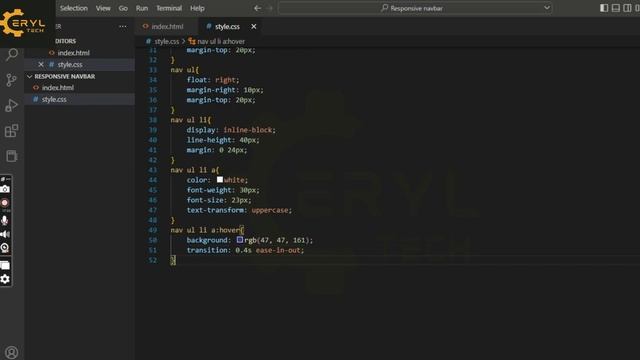 How to create responsive navbar using html and css | Without java script | смотреть онлайн