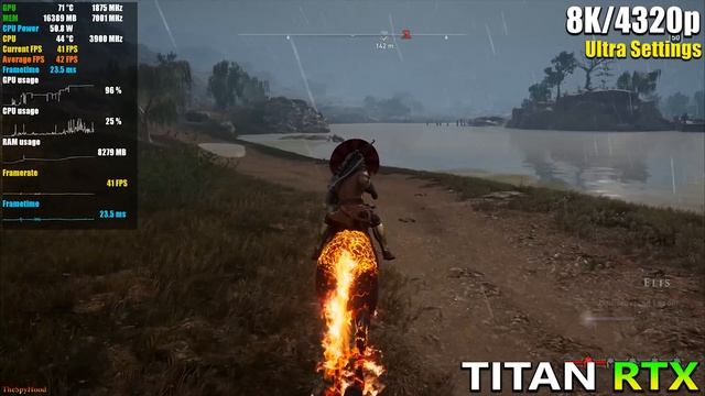 TITAN RTX 24GB | 8K/4320p PC Gameplay Test in 10 Games смотреть онлайн