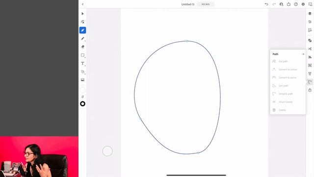 How to create a vector portrait in Adobe Illustrator on iPad смотреть онлайн