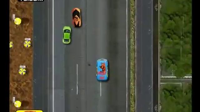 Бесплатные игры онлайн  Скуби Ду за рулем, гонки на тачке игра для детей