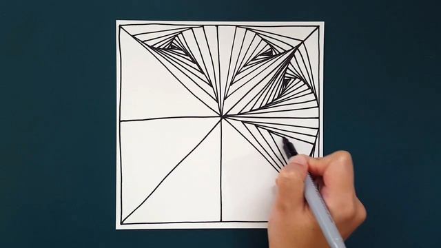 Amazing Spiral Pattern / Line Illusion Drawing / Relieves Stress / Art Therapy / Jin’s Easy Art смотреть онлайн