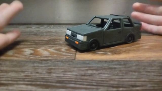 Toyota Corolla Ae86 Levin из пластилина.)))# ОБЗОР ??