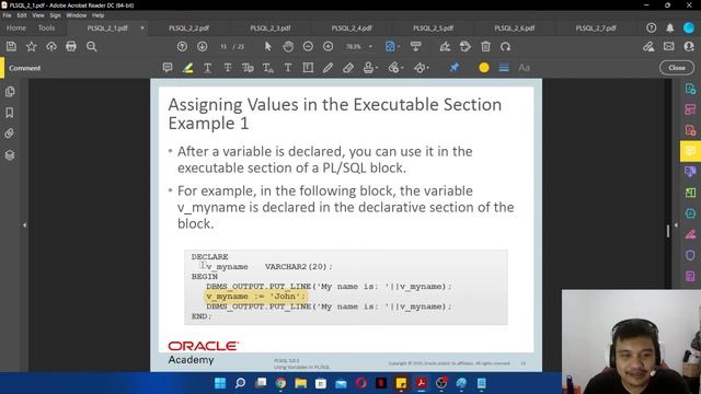 Oracle PL/SQL - Section 2-1 & Section 2-2 смотреть онлайн