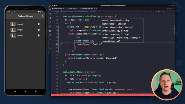 Flutter e Firebase Storage: Controlar Cache e Metadados смотреть онлайн