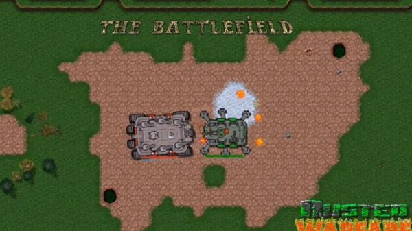 Rusted Warfare: Titan Tank (MOD) V.S Experimental Spider