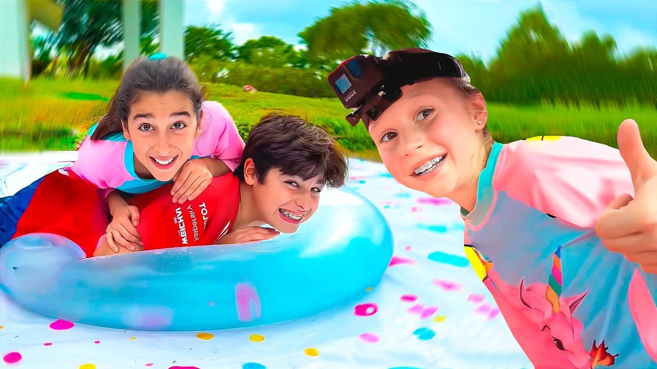 Настя и друзья учат играть командой смотреть онлайн