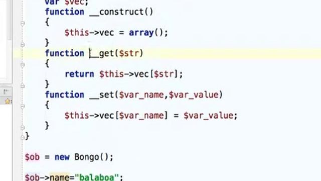 The __get & __set Magical Functions in PHP смотреть онлайн