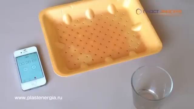 Влаговпитывающий лоток из вспененного полистирола смотреть онлайн