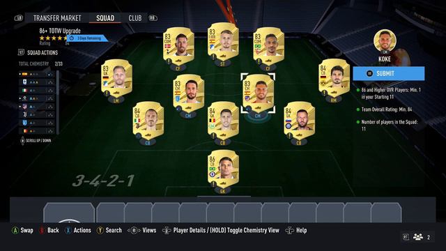 86+ TOTW Upgrade SBC Completed - Cheapest Solution & Tips - Fifa 23 смотреть онлайн