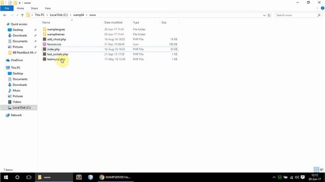 Root folder www (php and mysql course) смотреть онлайн