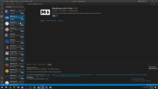 How To Preview Markdown Visual Studio Code Tutorial