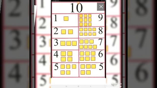 состав числа от 1до 10