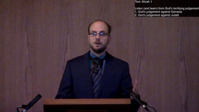 October 8, 2017 Morning Service, Micah 1 смотреть онлайн