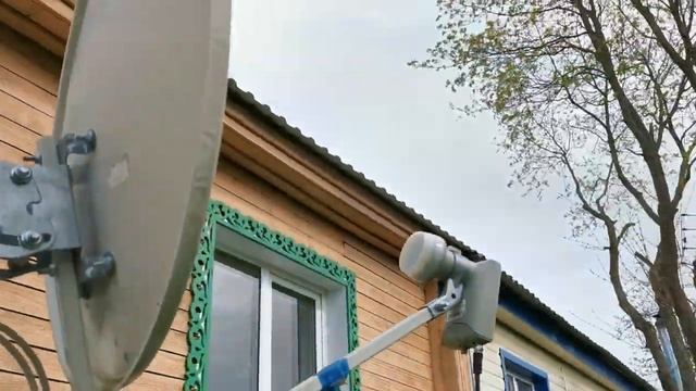 Поиск сигнала спутниковой тарелки самым бюджетным способом! смотреть онлайн