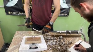 Тестируем сталь CPW D6 на 62 hrc.