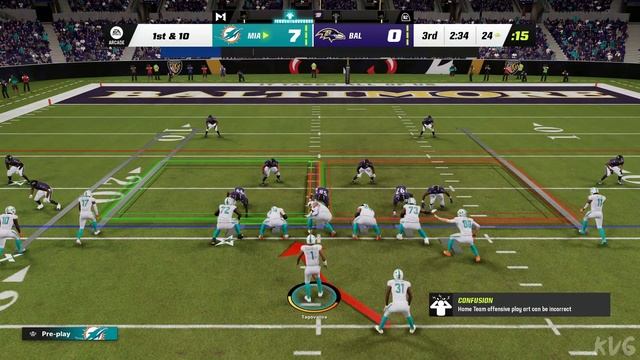 Madden NFL 23 - Miami Dolphins Vs Baltimore Ravens - Gameplay (PS5 UHD) [4K60FPS]