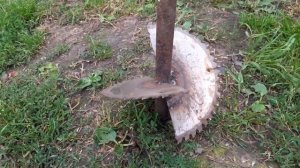 Земляной бур своими руками