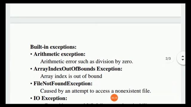 Part I Java Exception Handling смотреть онлайн