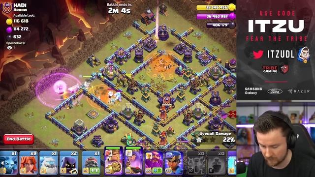 ZAP Mass VALKYRIES in the Clan War League (Clash of Clans) смотреть онлайн