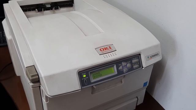 Печать лазерного цветного принтера oki C5650 смотреть онлайн