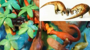 Лепка из пластилина - МИР ДИНОЗАВРОВ. Динозавры из пластилина.