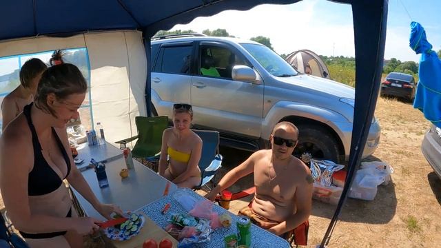 ОТДЫХ С ПАЛАТКАМИ НА РЕКЕ ОКА КОЛОМНА