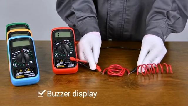 ANENG AN8205C Digital Multimeter AC/DC Ammeter Volt Ohm Tester Meter Multimetro With Thermocouple L