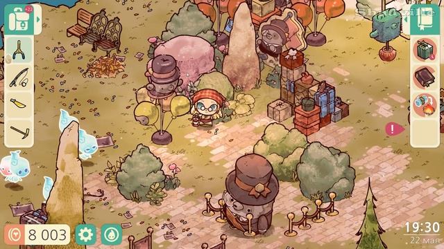 Призрак Тед Собиратель ☀ Cozy Grove Прохождение игры #35 смотреть онлайн