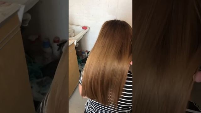 34 ✂️Кератиновое выпрямление (биксипластия/ботокс для волос Honma Tokyo) смотреть онлайн