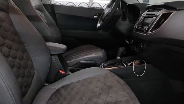 Перетяжка салона Hyundai - Creta (чехлы уровня перетяжки) смотреть онлайн