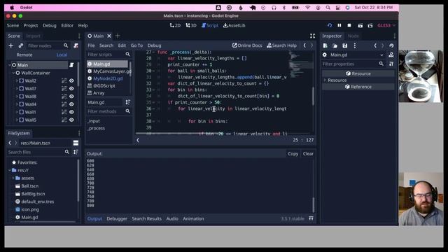 Bouncing Balls: Simulating Physics in Godot Engine смотреть онлайн