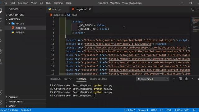 Build a Django Website with a Map using Folium (Part2) смотреть онлайн