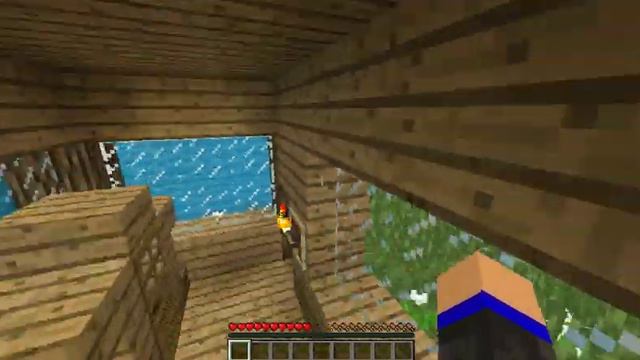 Где эта кнопка?Майнкрафт прохождение карты!#1 смотреть онлайн