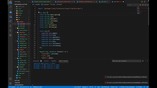 Build Instagram Clone | Flutter & Firebase Tutorial for Beginners to Advanced | iOS, Android & Web смотреть онлайн