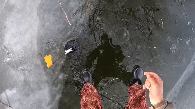 ТОЛЬКО ПОСТАВИЛ ЖЕРЛИЦУ И СРАЗУ ПОЙМАЛ ЩУКУ! Зимняя рыбалка на щуку в Астраханской области 2022 год смотреть онлайн