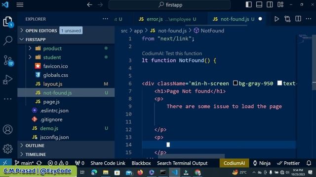 Fixing 404 Errors in Next.js 13.5: Create Your Own Error Pages with Ease | EzyCode смотреть онлайн