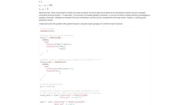 [EN 19] Gradient descent optimization with nloptr in R смотреть онлайн